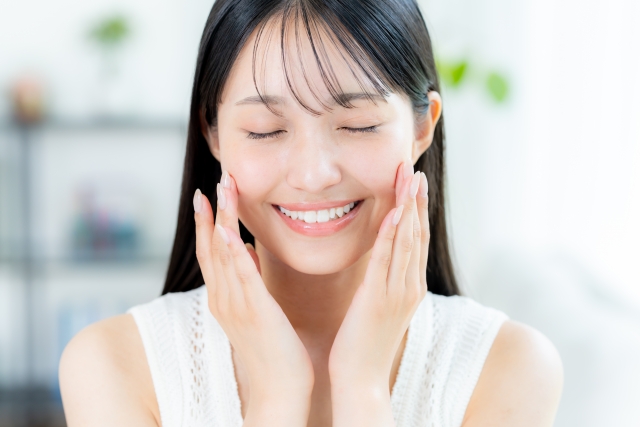 美肌　女性
